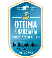 Logo Certificazione Ottima Finanziaria Prestito Personale Cofidis - Ottima Finanziaria soddisfazione clienti - la Repubblica Affari&Finanza 2022/23